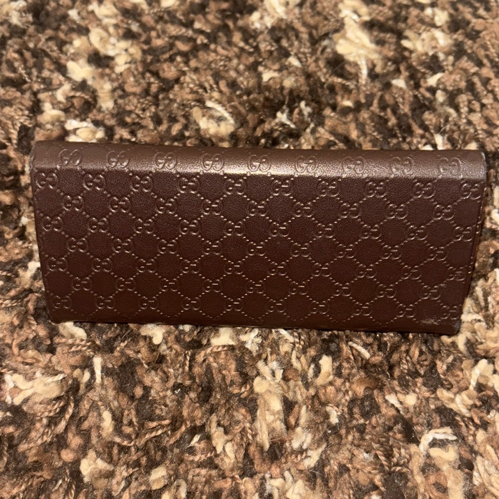 Authentic Gucci eye glass case